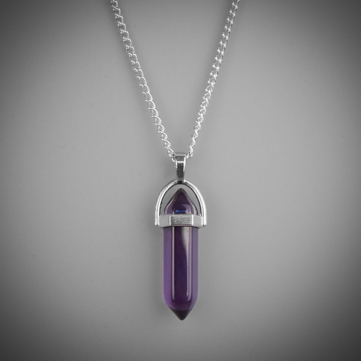 AMETHYST WAND NECKLACE - PACK OF 5