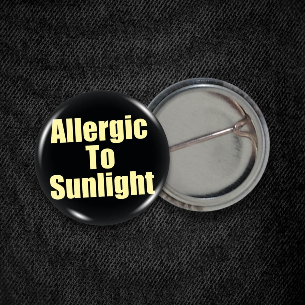 Allergic To Sunlight Badge • Extreme Largeness Wholesale