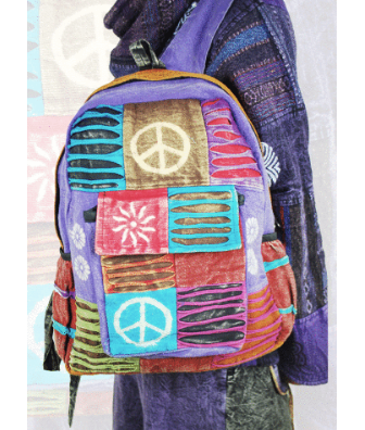 PATCHWORK HIPPY RUCKSACK - Extreme Largeness Wholesale