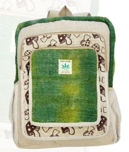 MUSHROOM OUTER HEMP RUCKSACK - Extreme Largeness Wholesale