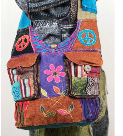 PATCHWORK FLOWER SHOULDER BAG - Extreme Largeness Wholesale