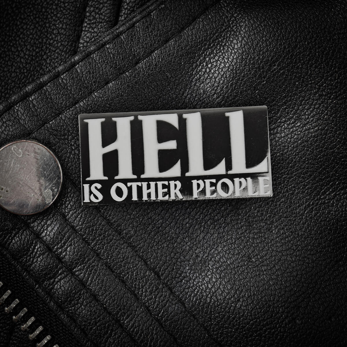 Hell Is Other People Enamel Pin | Extreme Largeness Wholesale