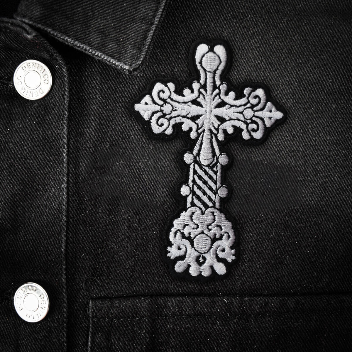 ORNATE CROSS PATCH - PACK OF 6 - Extreme Largeness Wholesale