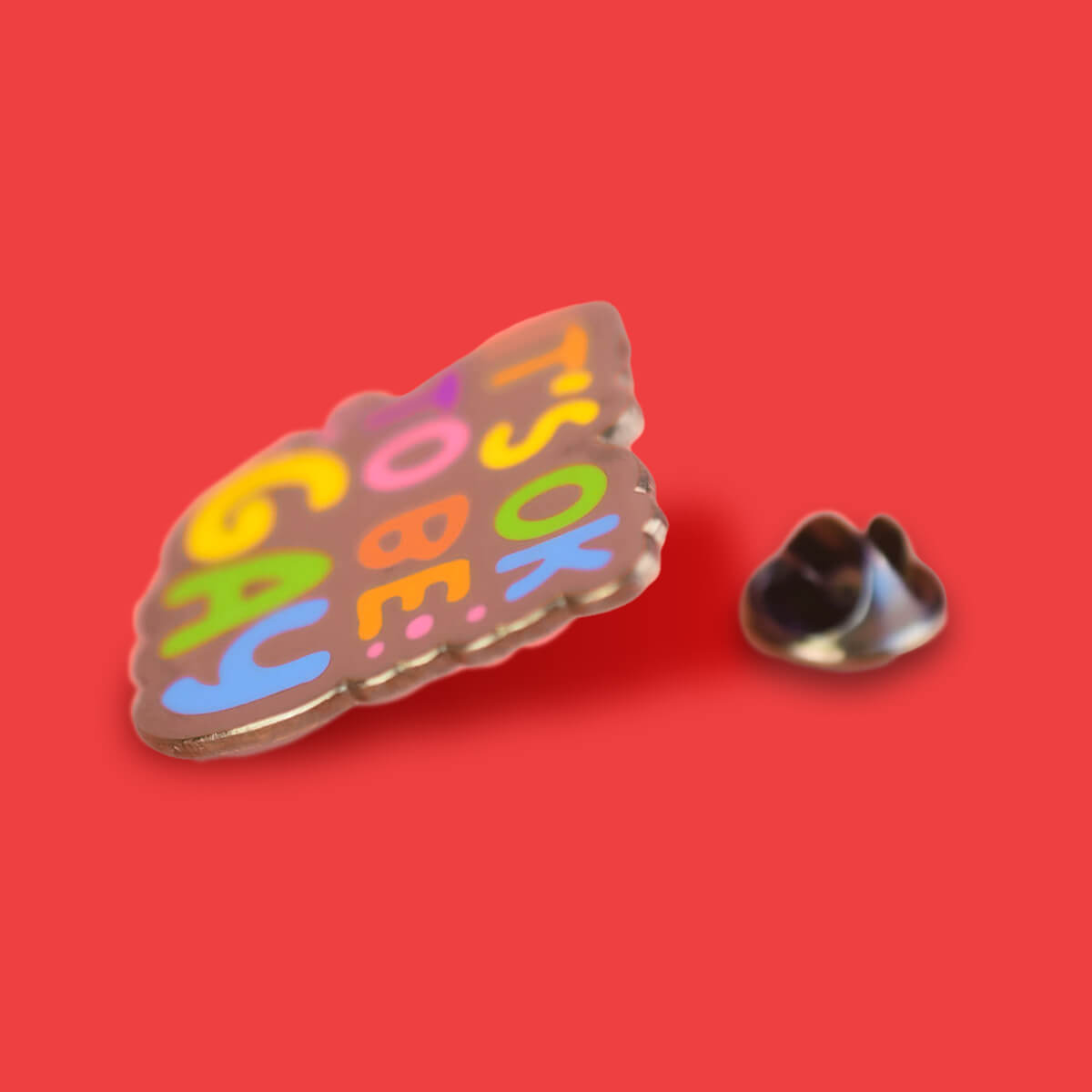 IT'S OK TO BE GAY ENAMEL PIN - PACK OF 5 - Extreme Largeness Wholesale