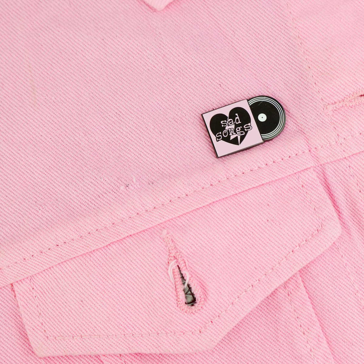 VINYL RECORD ENAMEL PIN - PACK OF 5 - Extreme Largeness Wholesale