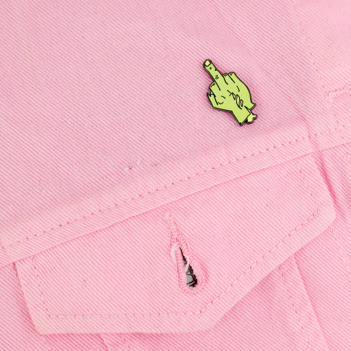 ZOMBIE MIDDLE FINGER ENAMEL PIN - PACK OF 5 - Extreme Largeness Wholesale