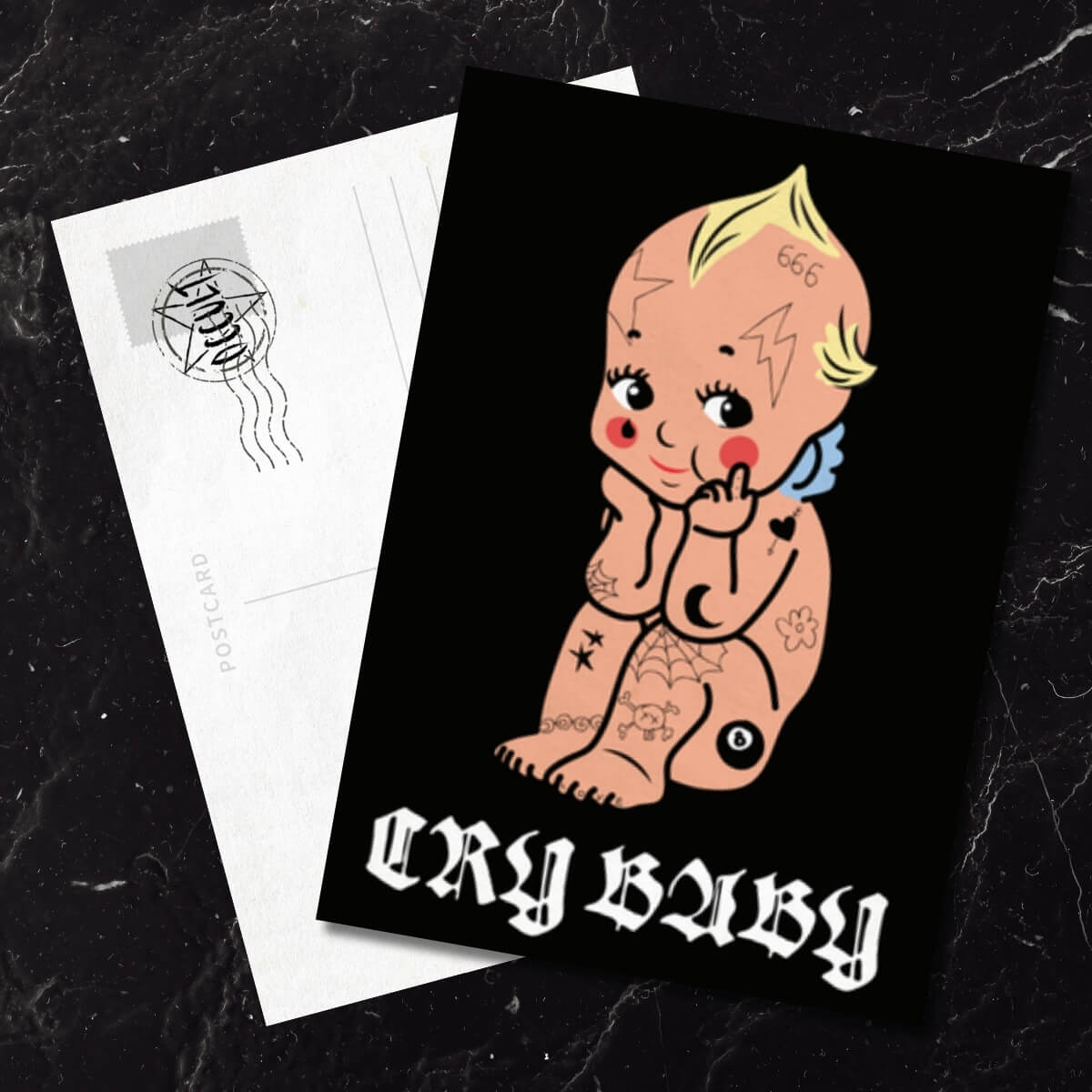 Cry Baby Postcard • Extreme Largeness Wholesale