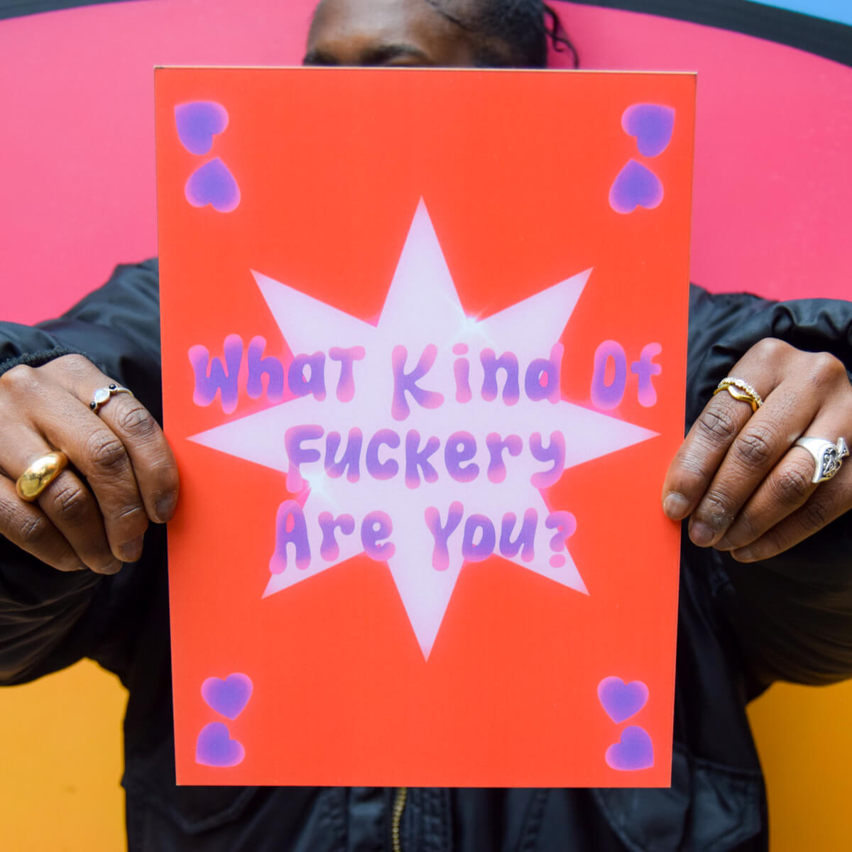 WHAT KIND OF FUCKERY ARE YOU? A4 PRINT - PACK OF 3 - Extreme Largeness Wholesale