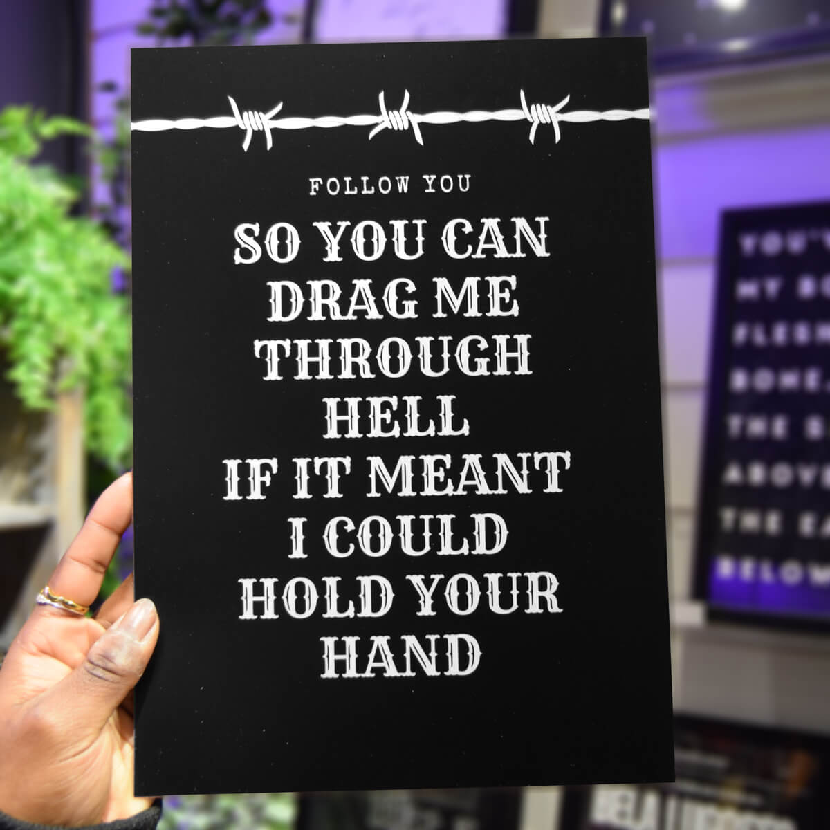 FOLLOW YOU A4 PRINT - PACK OF 3 - Extreme Largeness Wholesale