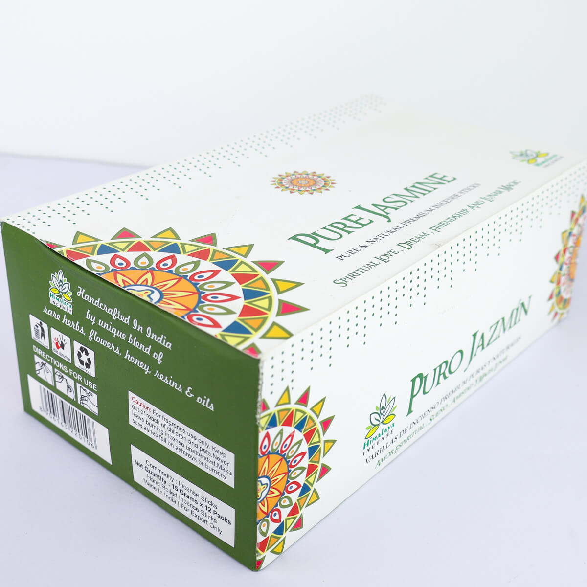 PURE JASMINE INCENSE STICKS - PACK OF 12