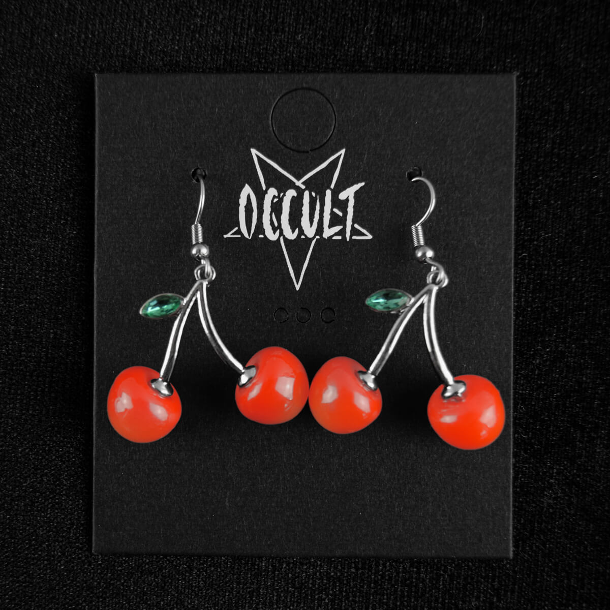 CHERRY EARRINGS - PACK OF 5 - Extreme Largeness Wholesale