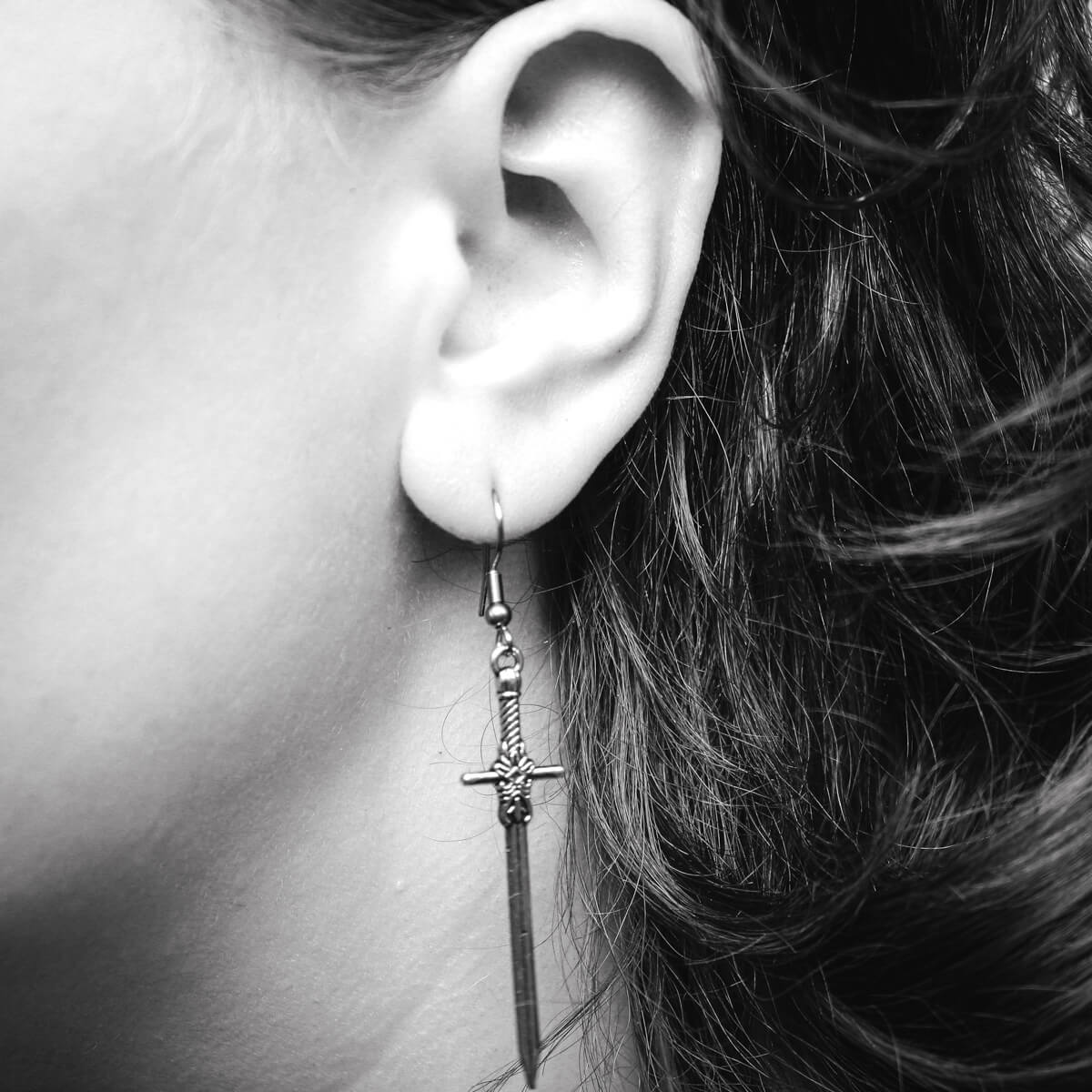 SWORD EARRINGS - PACK OF 5 - Extreme Largeness Wholesale