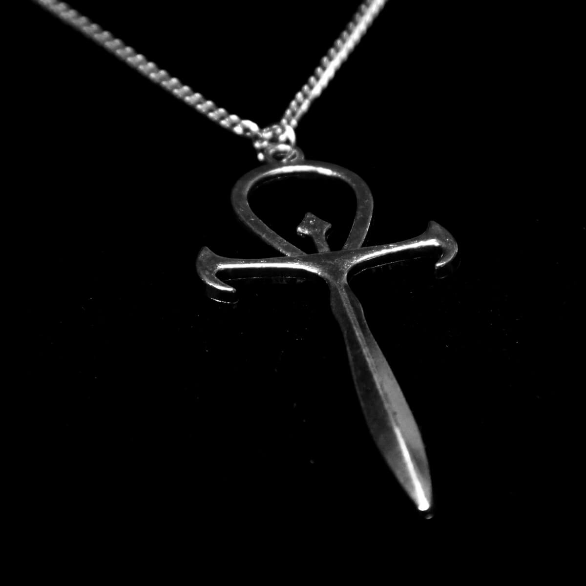 LARGE ANKH NECKLACE - PACK OF 5 - Extreme Largeness Wholesale