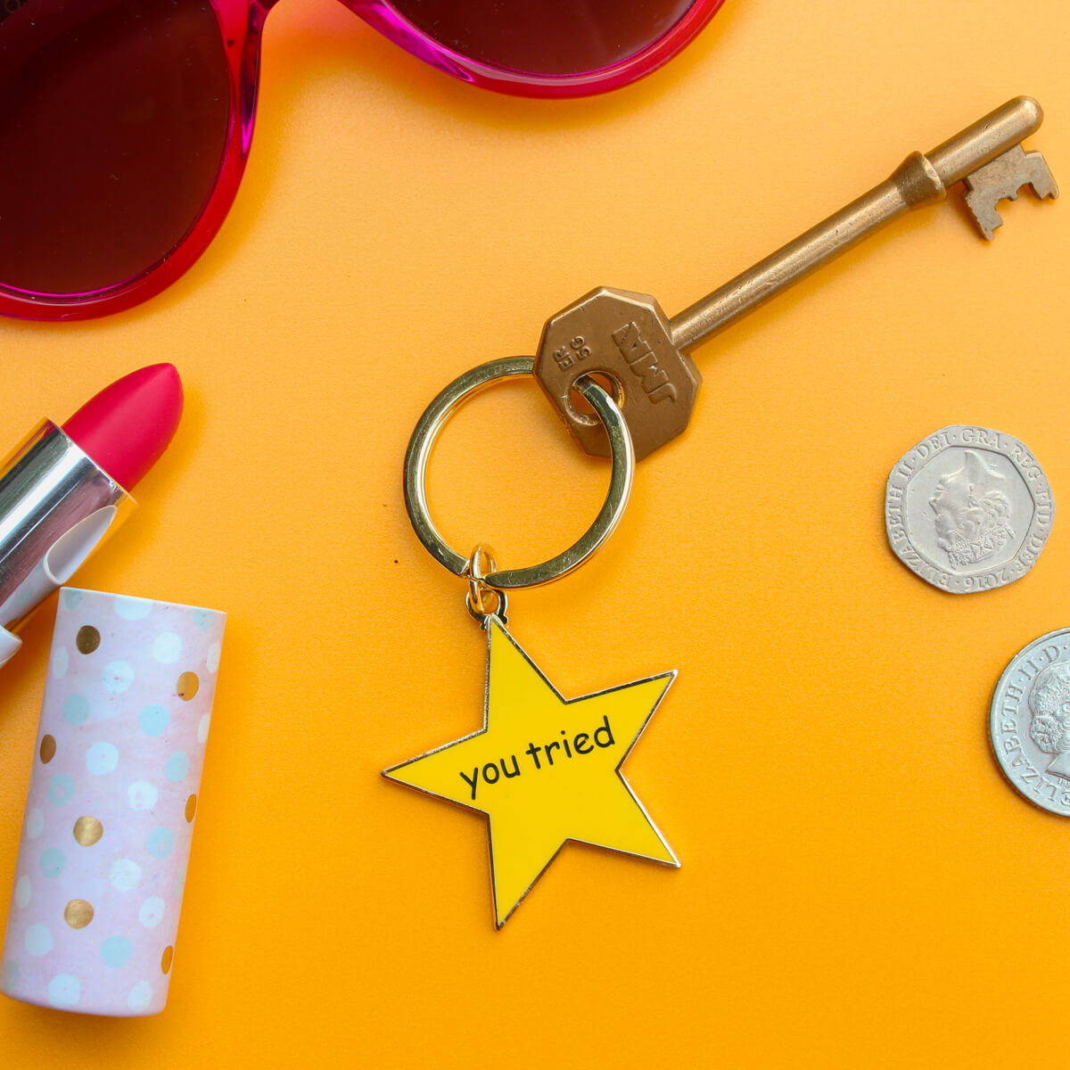 YOU TRIED KEYRING - PACK OF 5 - Extreme Largeness Wholesale