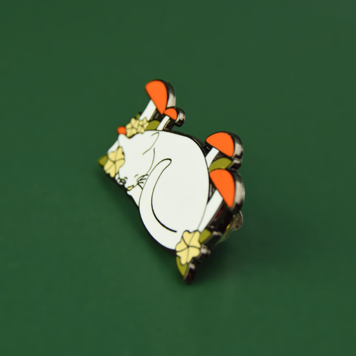 Cat in Nature Enamel Pin | Extreme Largeness Wholesale