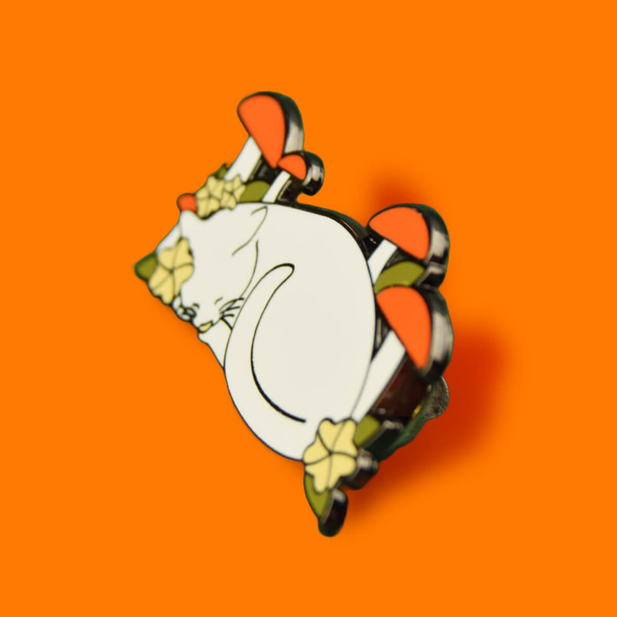 CAT IN NATURE ENAMEL PIN - PACK OF 5 - Extreme Largeness Wholesale