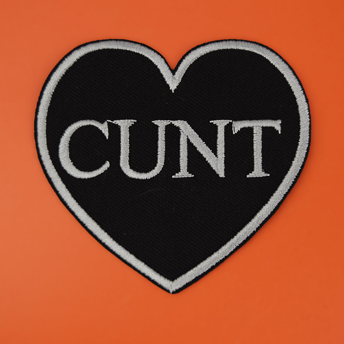 Cunt Black Heart Patch | Extreme Largeness Wholesale