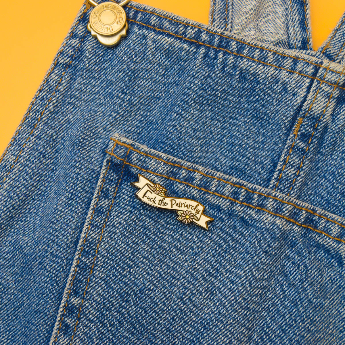 FUCK THE PATRIARCHY ENAMEL PIN - PACK OF 5 - Extreme Largeness Wholesale