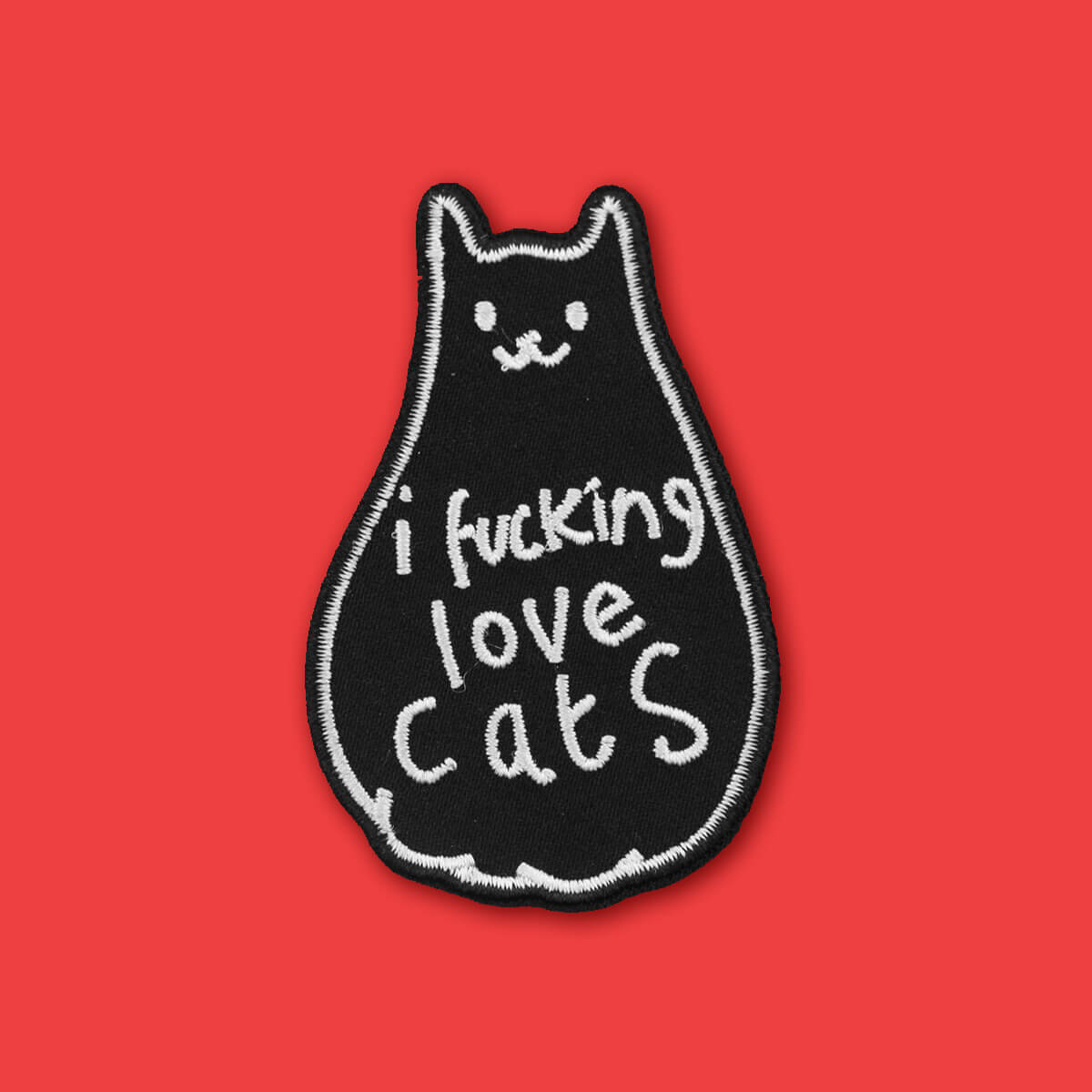 I FUCKING LOVE CATS PATCH - PACK OF 6 - Extreme Largeness Wholesale