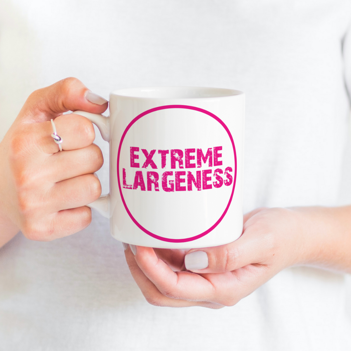 CUSTOM LOGO MUG - Extreme Largeness Wholesale