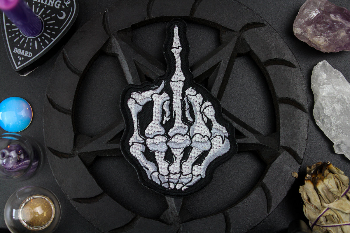 SKELETON FINGER PATCH - PACK OF 6 - Extreme Largeness Wholesale