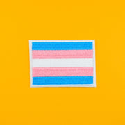 TRANS FLAG PATCH - PACK OF 12