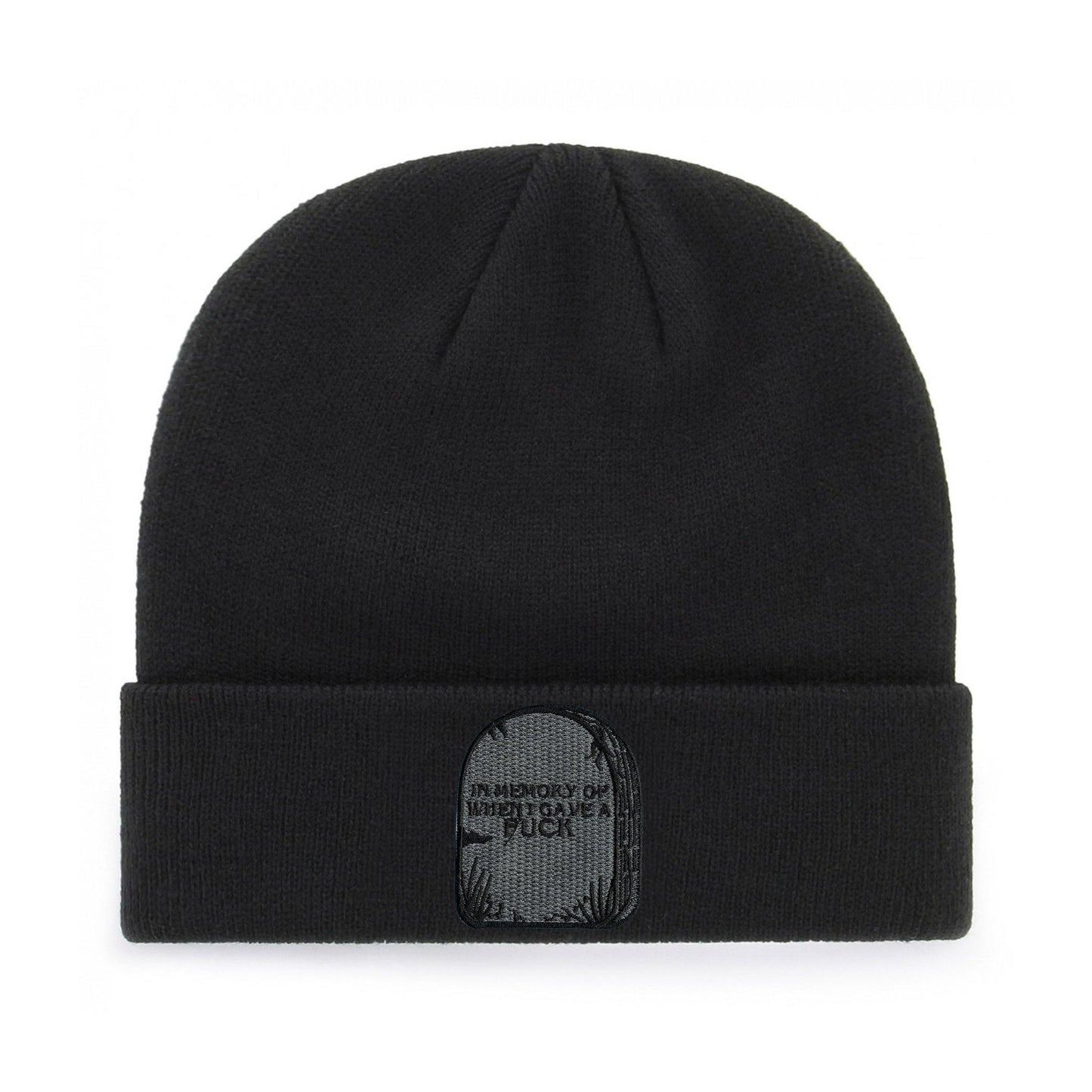 IN MEMORY OF WHEN I GAVE A FUCK BEANIE - PACK OF 3 - Extreme Largeness Wholesale
