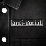 Anti-Social Gothic Patch | Extreme Largeness Wholesale