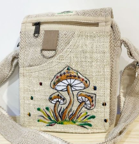 NATURAL HEMP MUSHROOM BAG