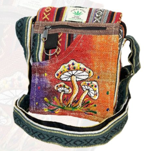 BRIGHT HEMP MUSHROOM BAG