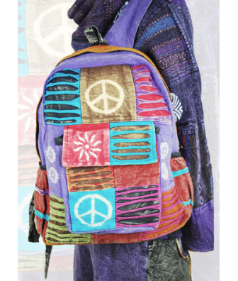 PATCHWORK HIPPY RUCKSACK