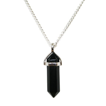 BLACK ONYX WAND NECKLACE - PACK OF 5