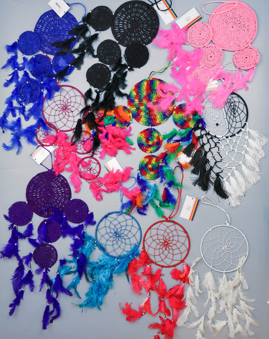 MIX PACK 10 X 15CM DREAMCATCHERS