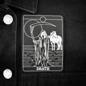 DEATH TAROT CARD PATCH - PACK OF 6