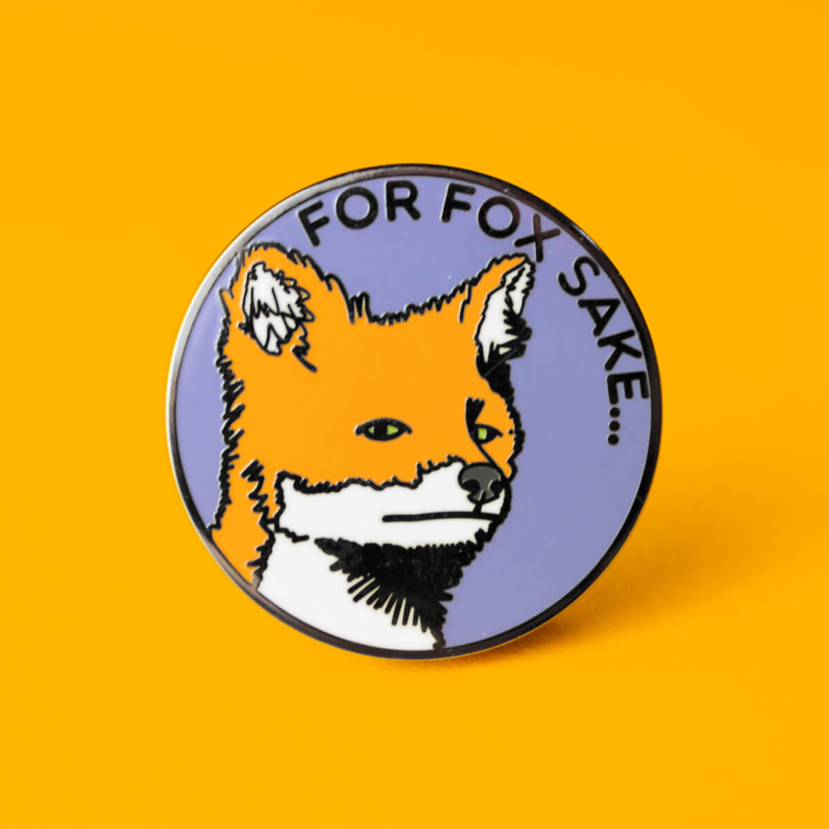 For Fox Sake Enamel Pin | Extreme Largeness Wholesale