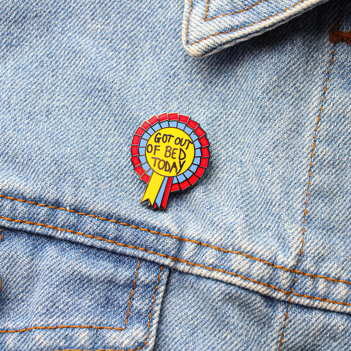 Got Out of Bed Today Enamel Pin | Extreme Largeness Wholesale