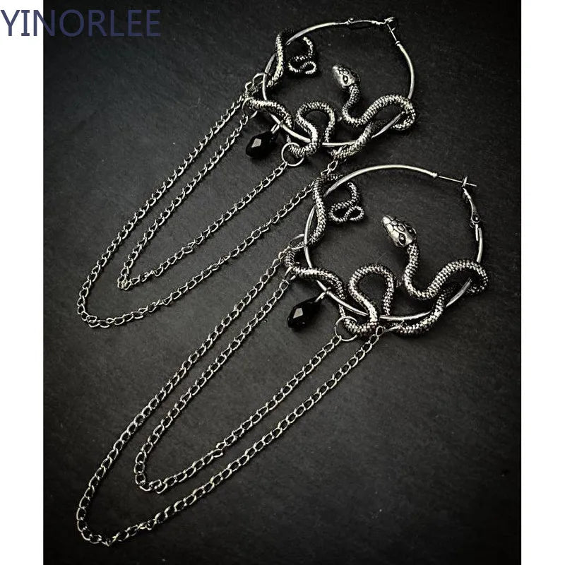 ER393 Snake Chain Earrings