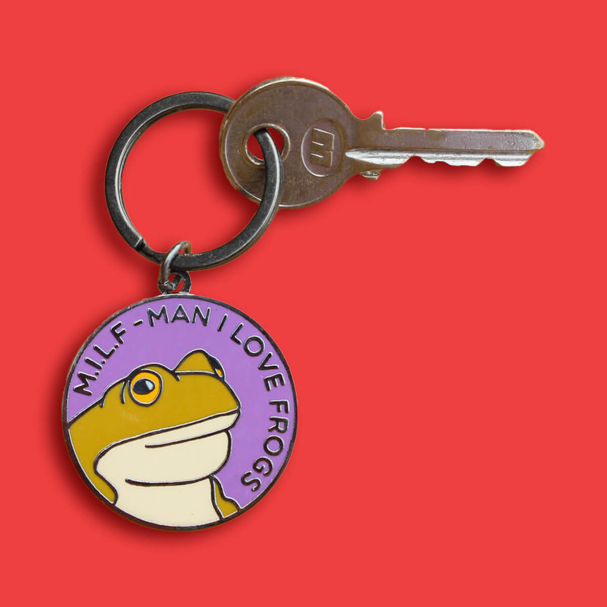 KR53_MILF_Man_I_Love_Frogs_Keyring - Extreme Largeness Wholesale