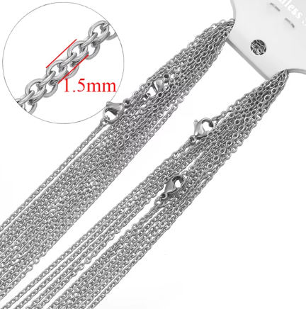 Steel Chain 1.5mm 50cm