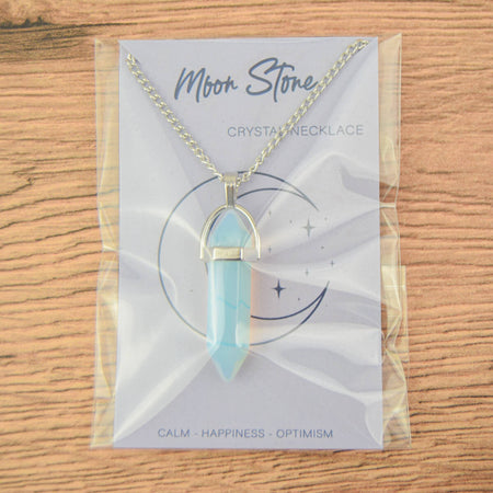 MOON STONE WAND NECKLACE - PACK OF 5