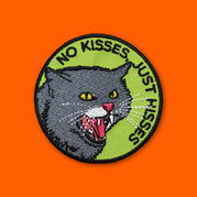 No Kisses, Just Hisses Patch | Extreme Largeness Wholesale