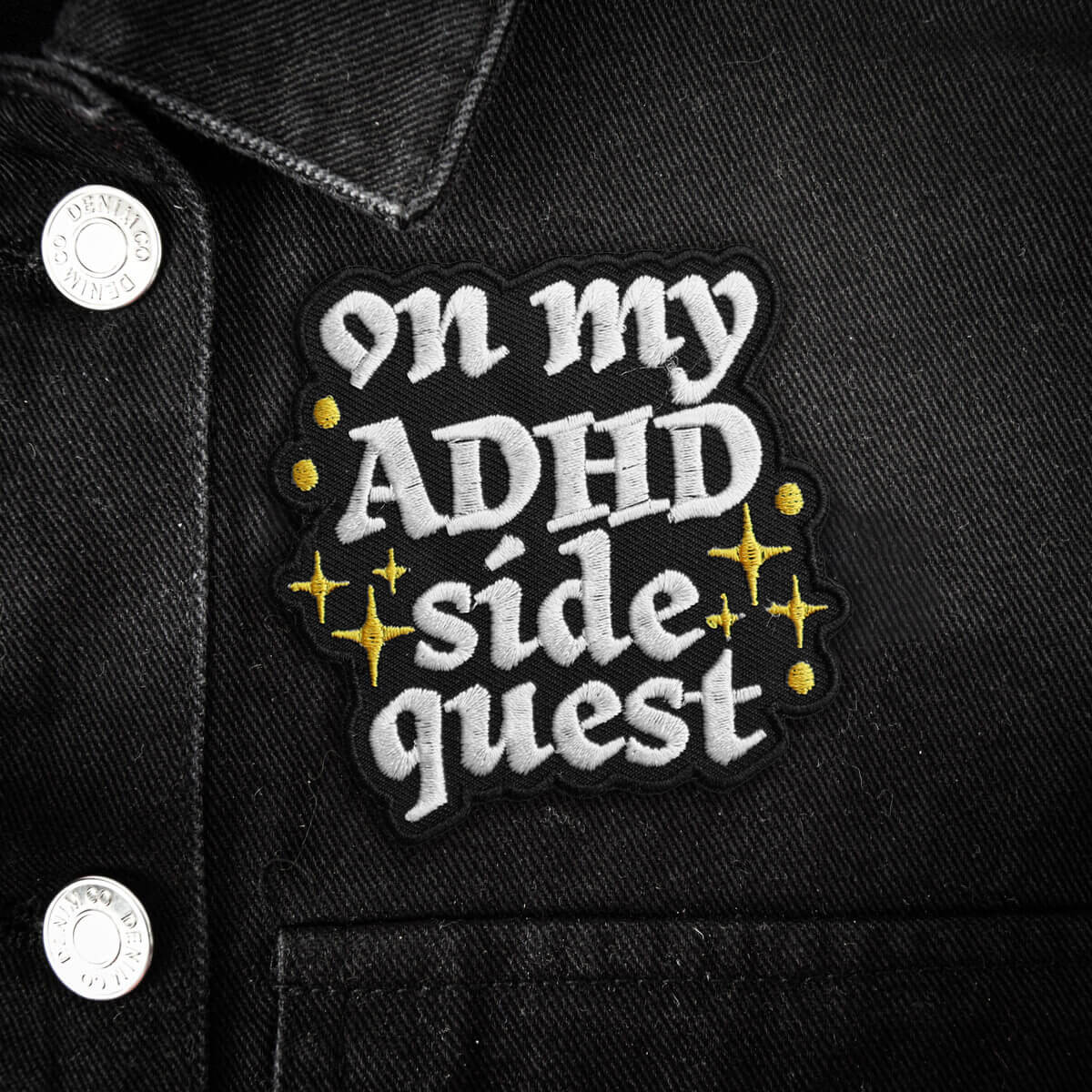 ON MY ADHD SIDE QUEST PATCH - PACK OF 6 - Extreme Largeness Wholesale