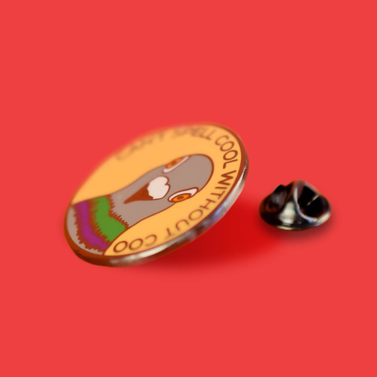 CAN'T SPELL COOL WITHOUT COO ENAMEL PIN - PACK OF 5 - Extreme Largeness Wholesale