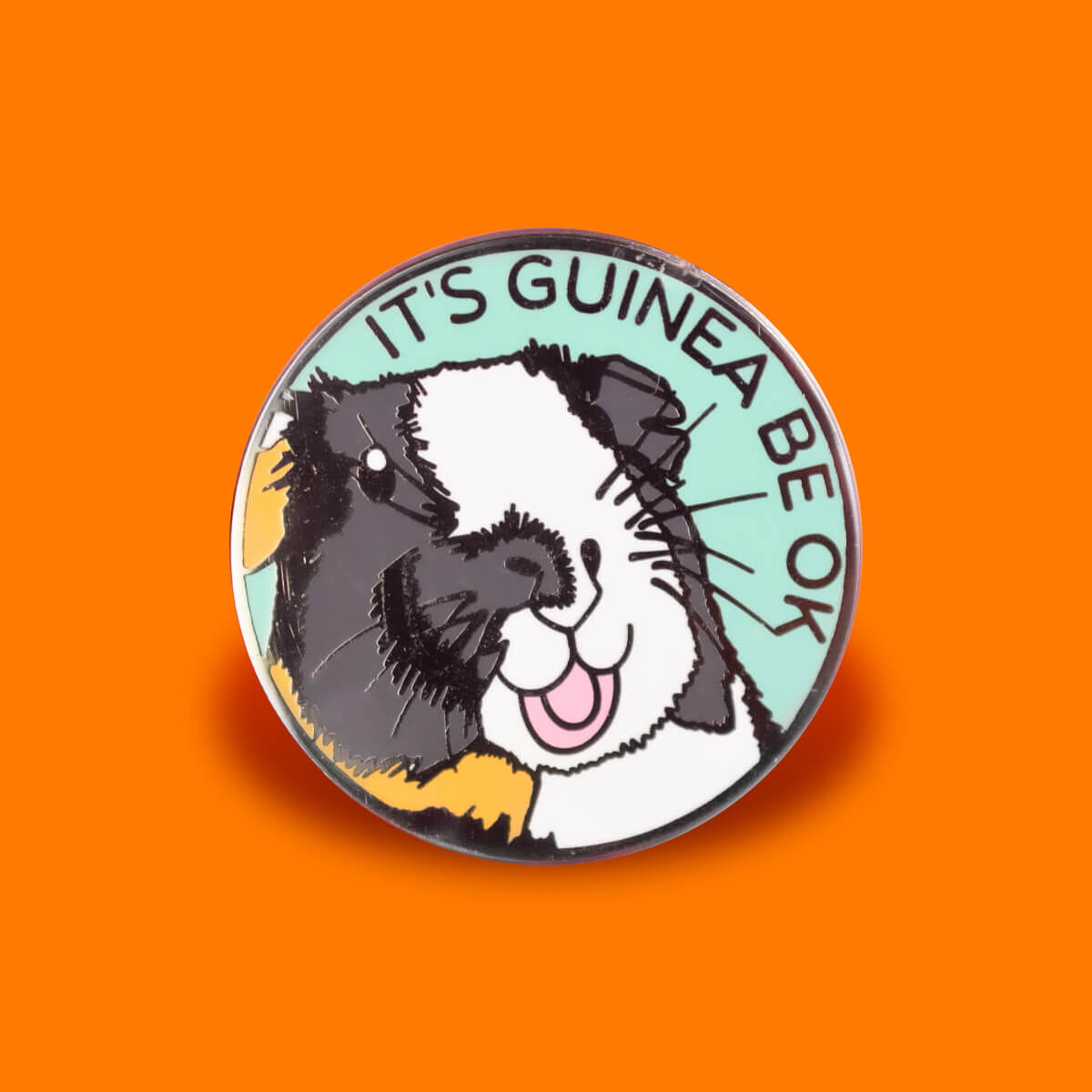 IT'S GUINEA BE OK ENAMEL PIN - PACK OF 5 - Extreme Largeness Wholesale