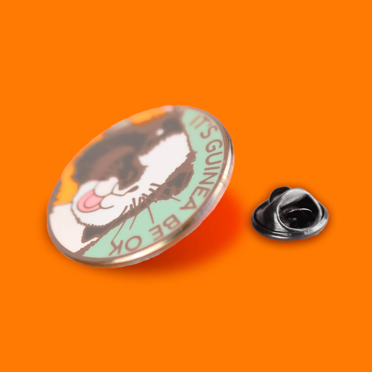 IT'S GUINEA BE OK ENAMEL PIN - PACK OF 5 - Extreme Largeness Wholesale