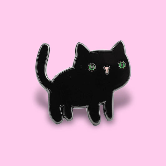 Black Cat Enamel Pin • Extreme Largeness Wholesale