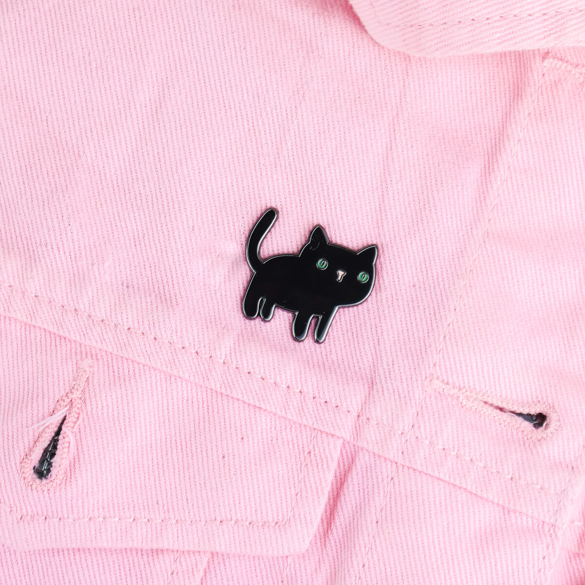 Black Cat Enamel Pin • Extreme Largeness Wholesale