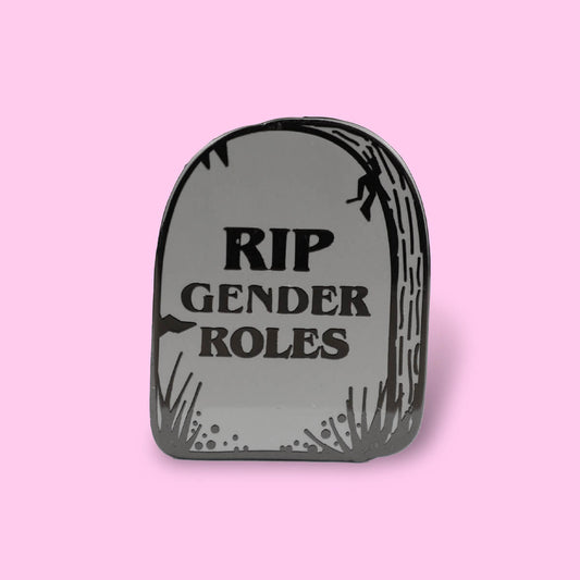 RIP Gender Roles Enamel Pin • Extreme Largeness Wholesale