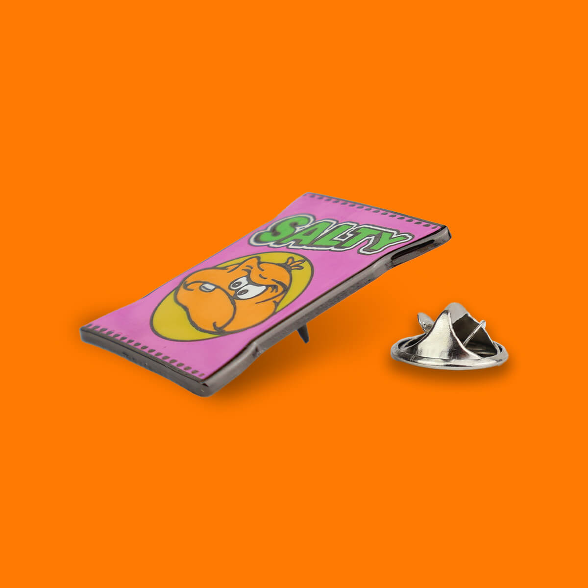 Salty Crisps Enamel Pin • Extreme Largeness Wholesale