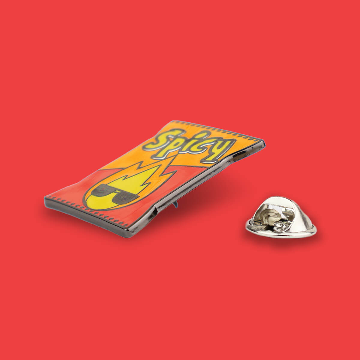 Spicy Crisps Enamel Pin • Extreme Largeness Wholesale